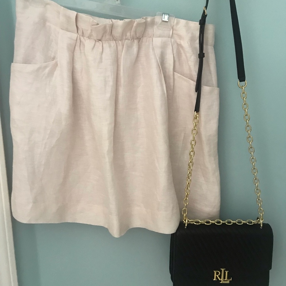 JCrew blush skirt